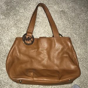 Michael Kors leather shoulder bag